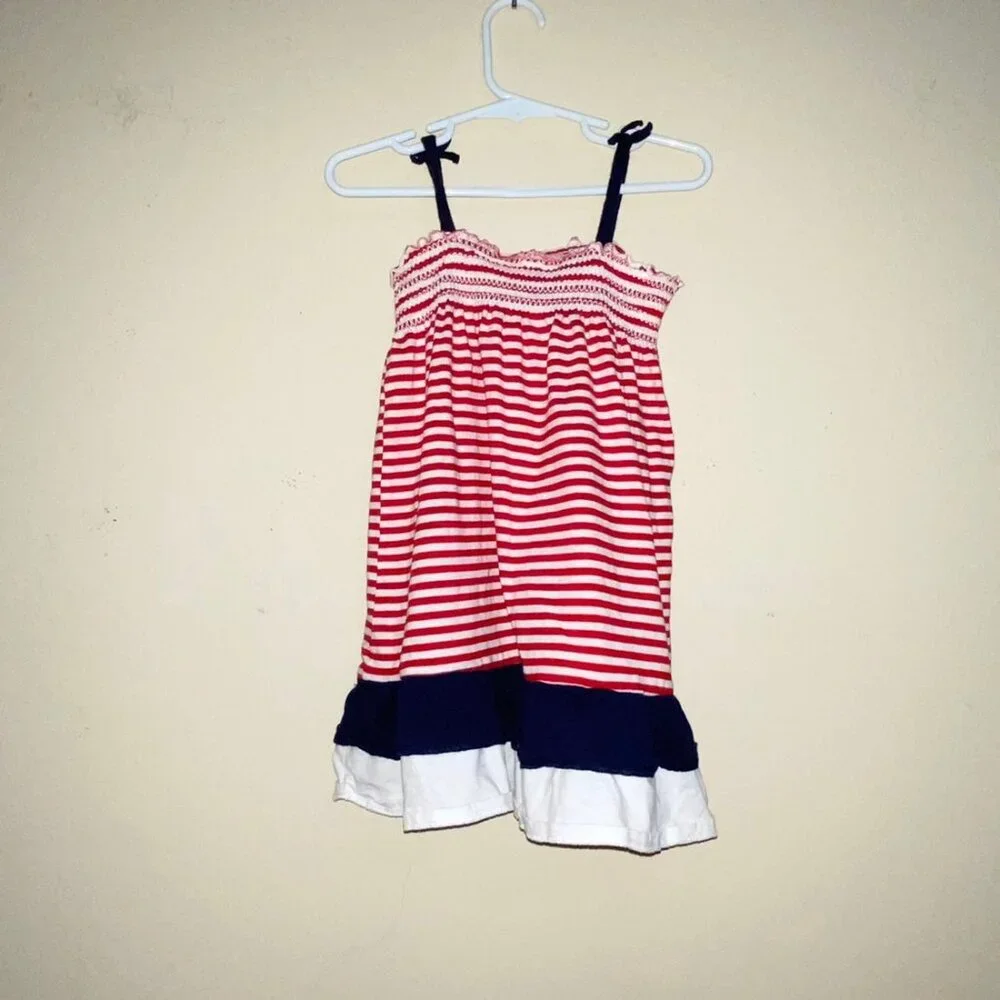 M Monogram Patriotic Dress